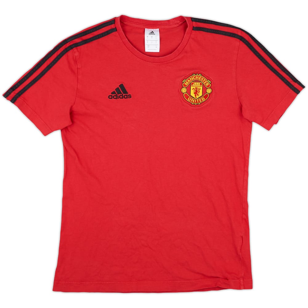 2018-19 Manchester United adidas Cotton Tee - 8/10 - (S)