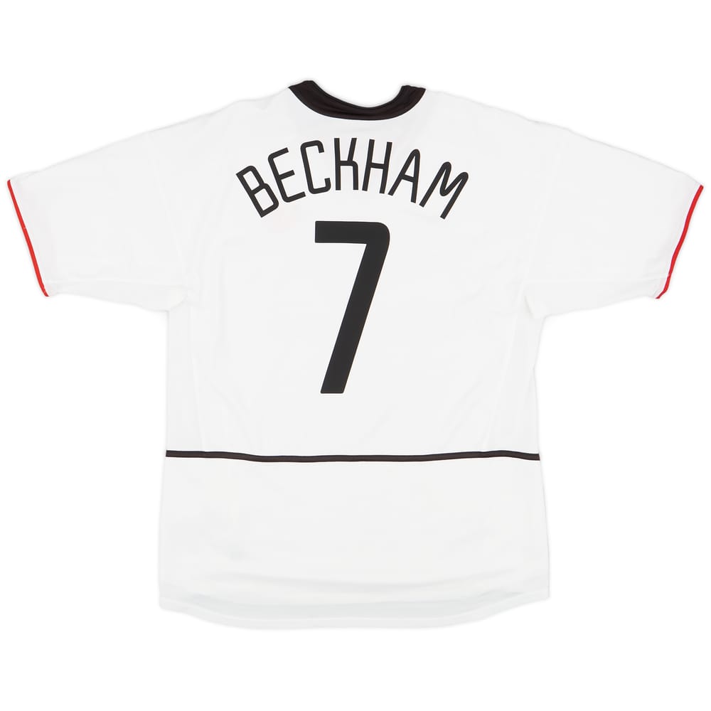 2002-03 Manchester United Away Shirt Beckham #7 - 6/10 - (S)