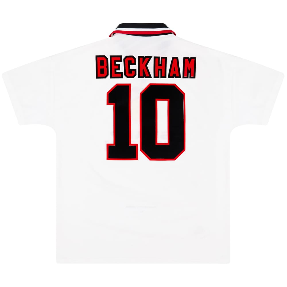 1996-97 Manchester United Away Shirt Beckham #10
