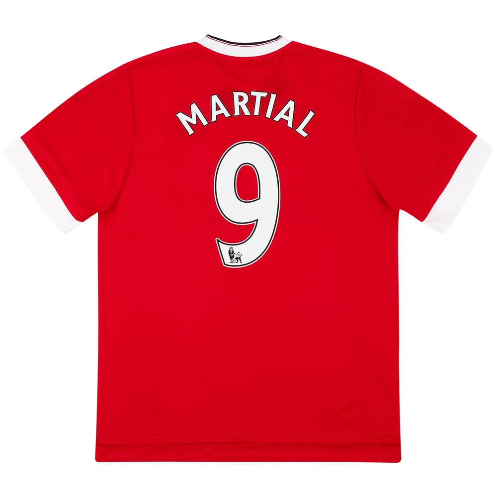 2015-16 Manchester United Home Shirt Martial #9 - 9/10 - S