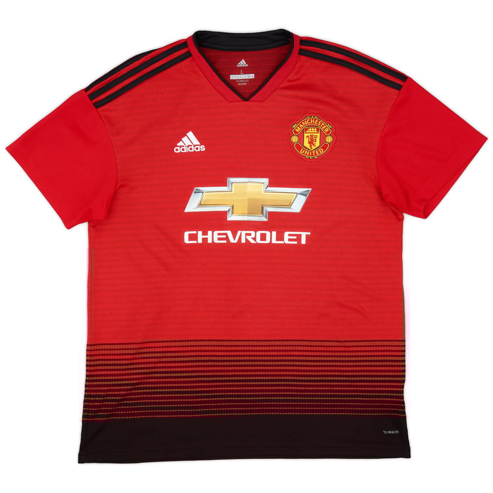 2018-19 Manchester United Home Shirt  - 8/10 - (S)