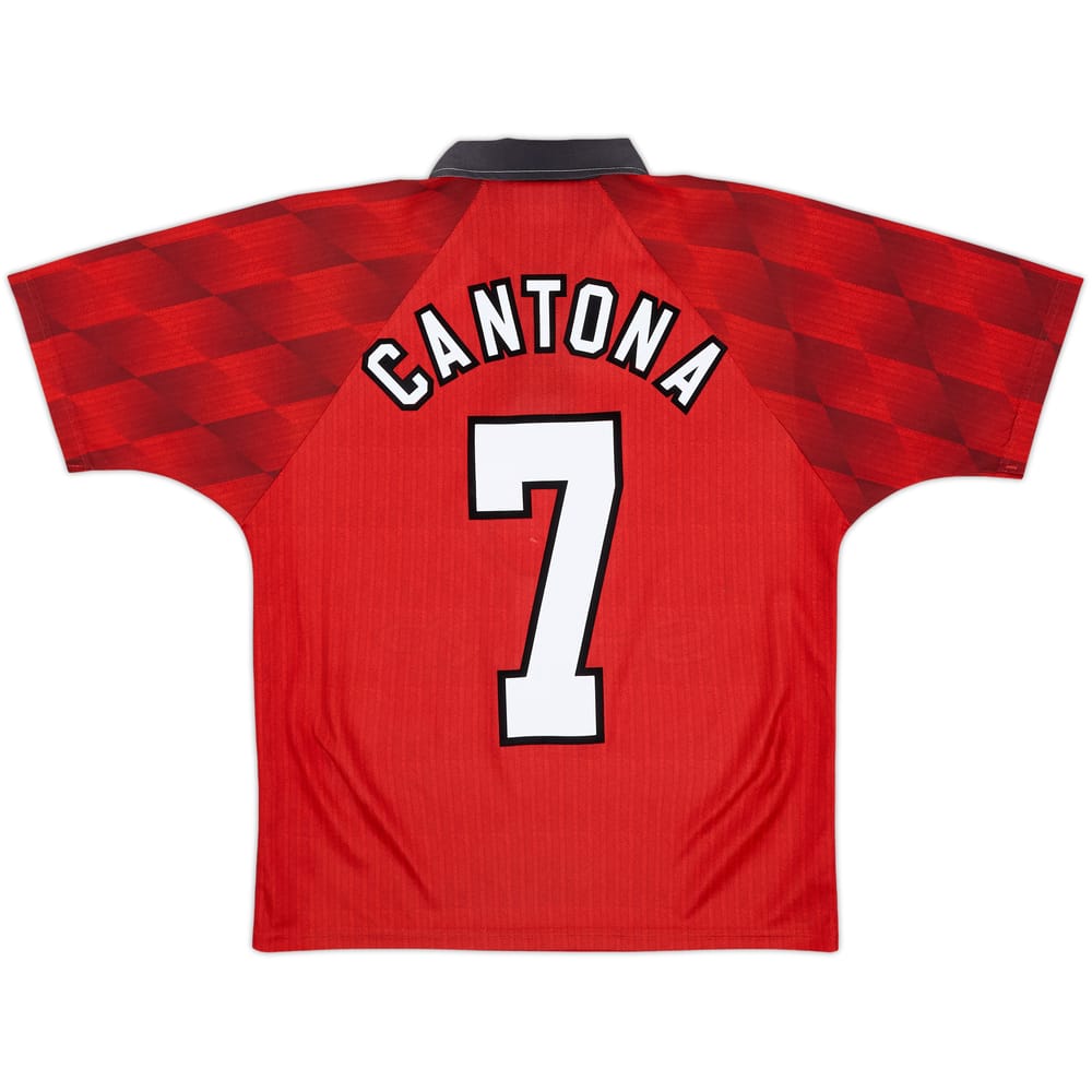 1996-98 Manchester United Camiseta Local Cantona #7 - 9/10 - (Y)