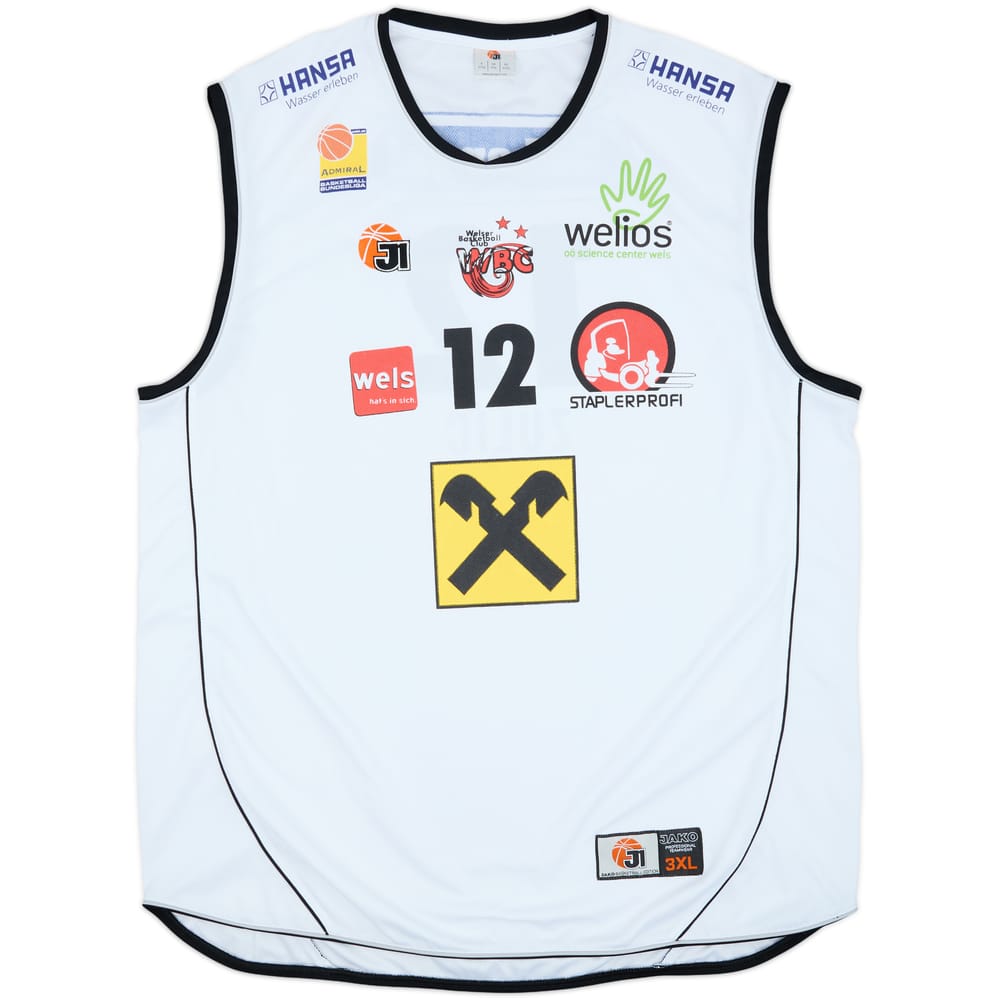 2011-12 WBC Wels Zulic #12 Jako Home Jersey - 9/10 - (3XL)