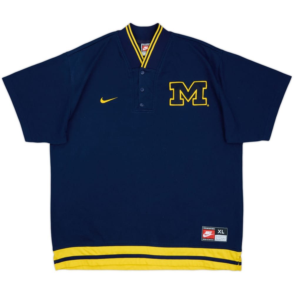 1990s Michigan Wolverines Nike Authentic Shooting Shirt - 9/10 - (XL)