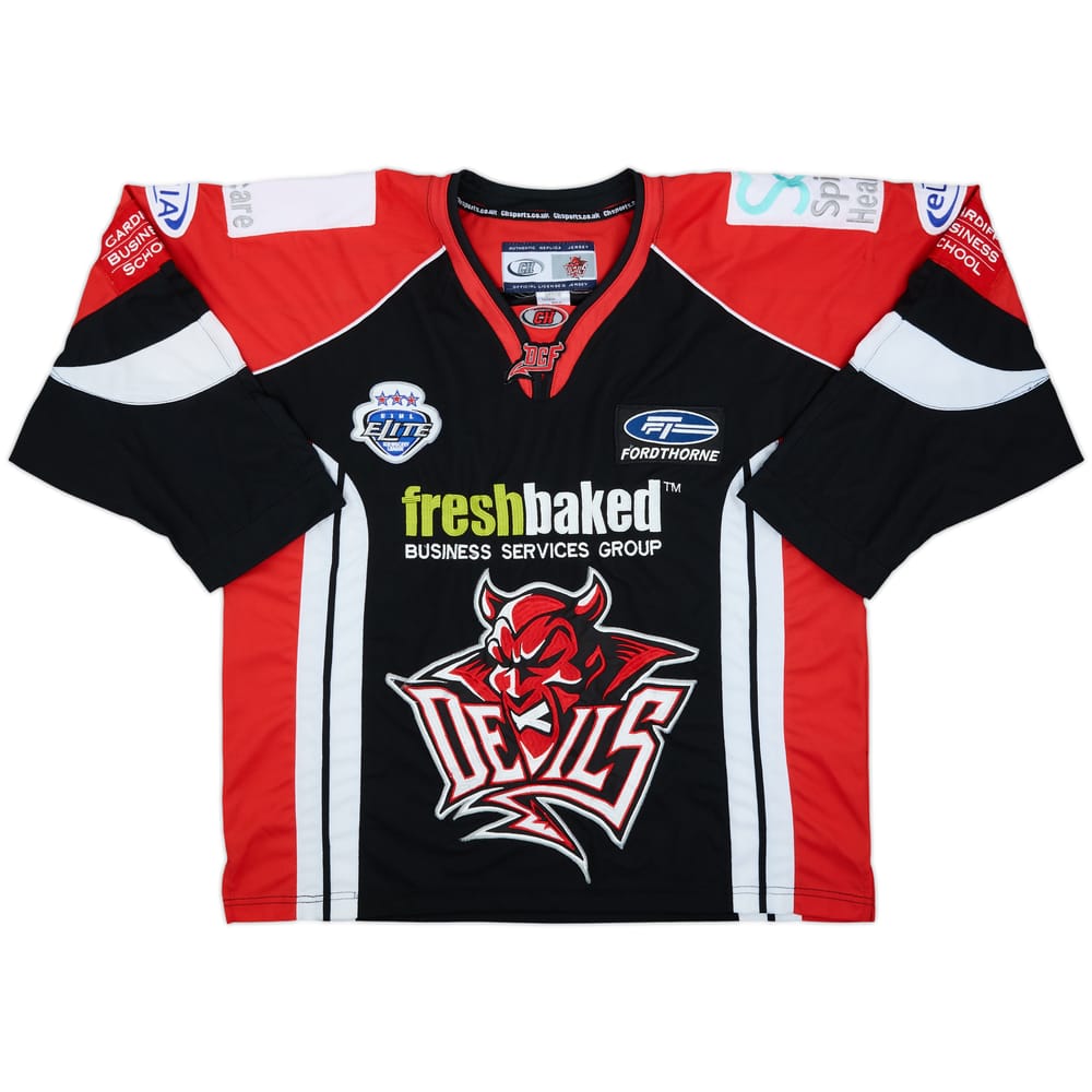2009-10 Cardiff Devils CH Sports Home Jersey - 8/10 - (M)