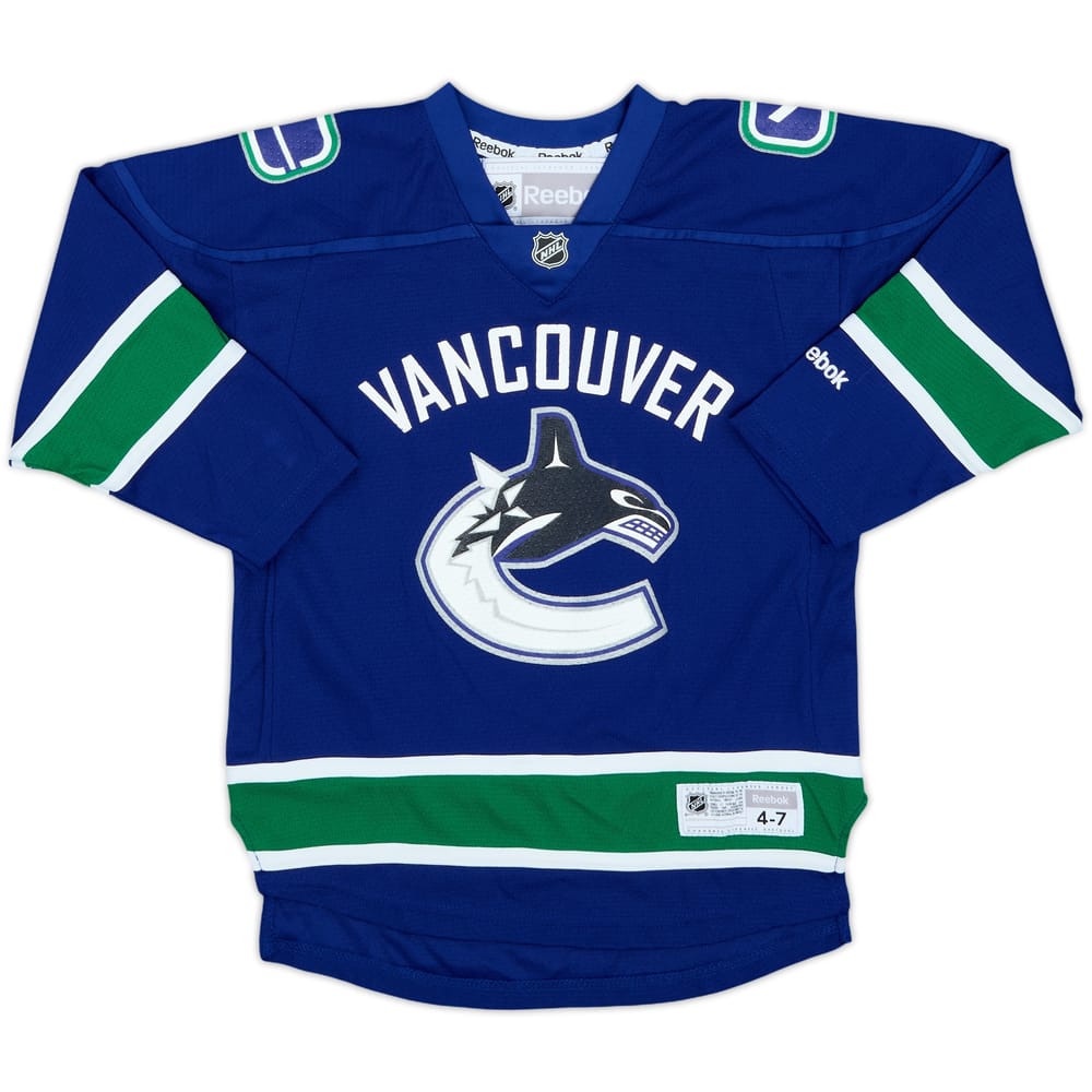 2011-17 Vancouver Canucks Reebok Replica Home Jersey - 8/10 - (5-6 Years)