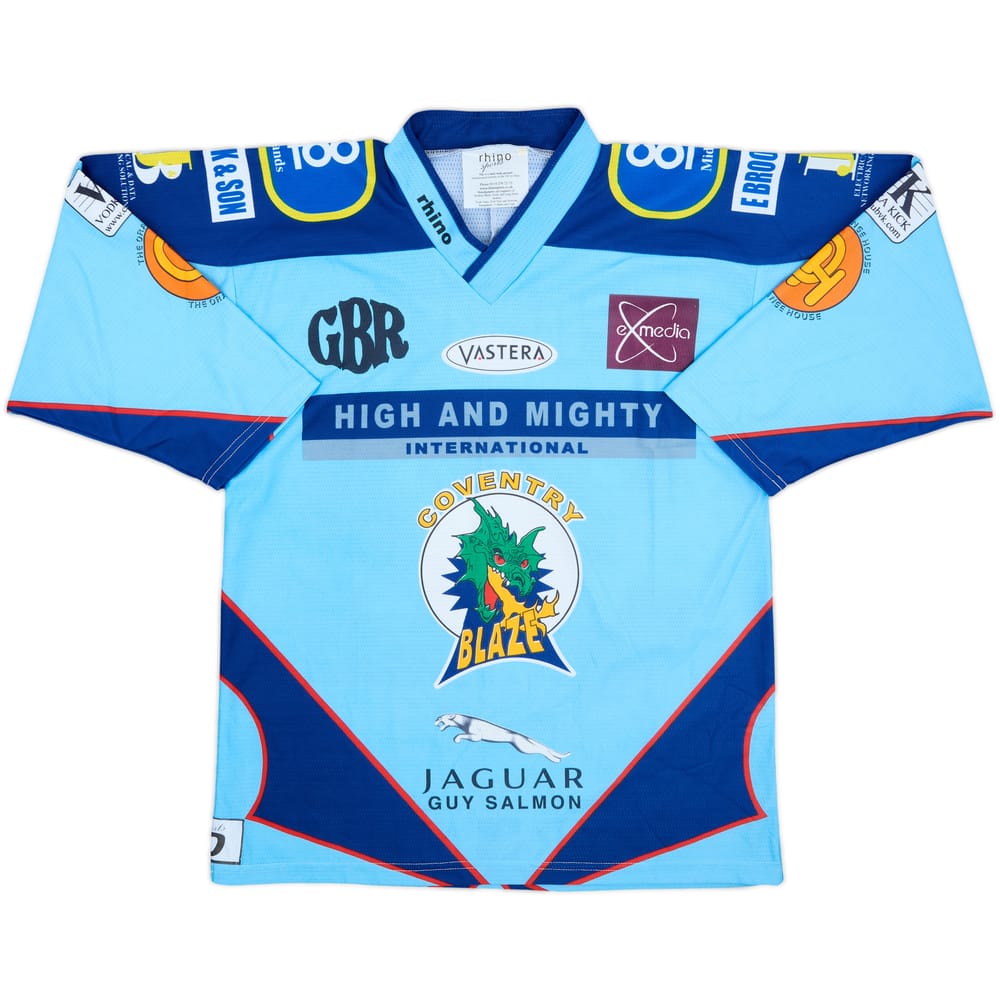 2003-04 Coventry Blaze Poirier #32 Rhino Home Jersey - 9/10 - (M)