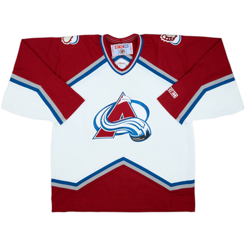 1995-96 Colorado Avalanche CCM Home Jersey - 8/10 - (L)
