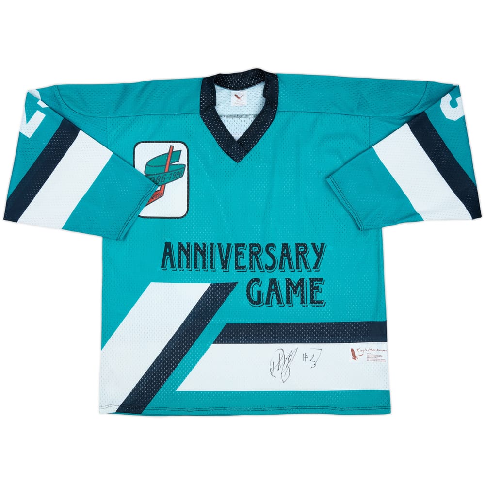 1996 Slough Jets Morris #23 Anniversary Game 'Signed' Eagle Sportswear Jersey - 8/10 - (XL)