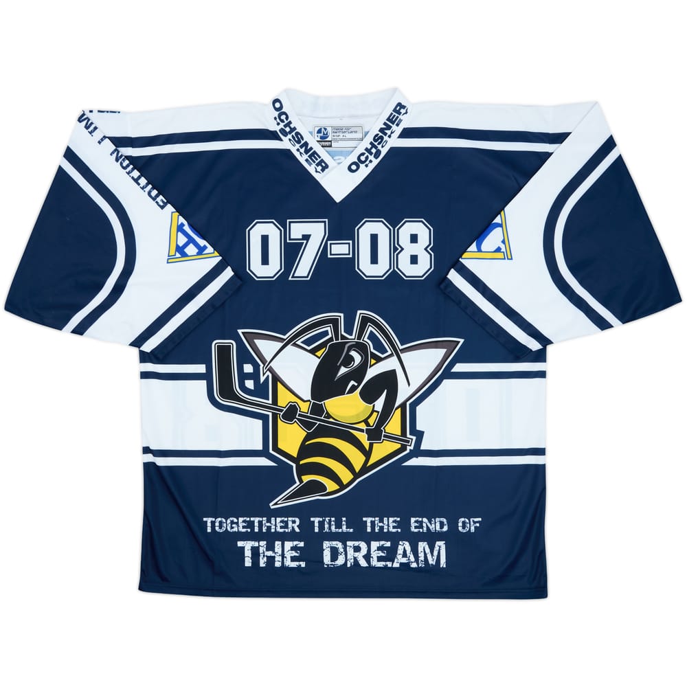 2007-08 HC La Chaux-de-Fonds Play-Off Ochsner Hockey Jersey - 7/10 - (XL)