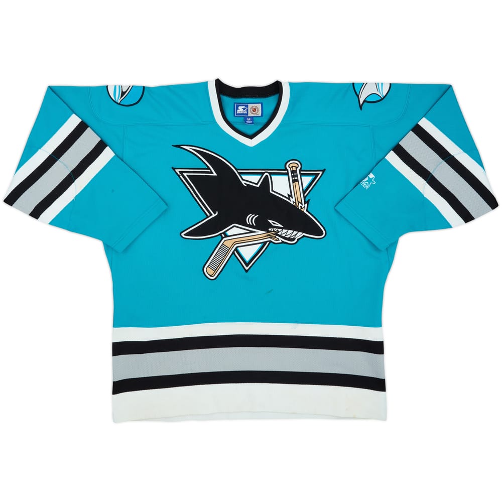 1993-98 San Jose Sharks Starter Away Jersey - 6/10 - (M)