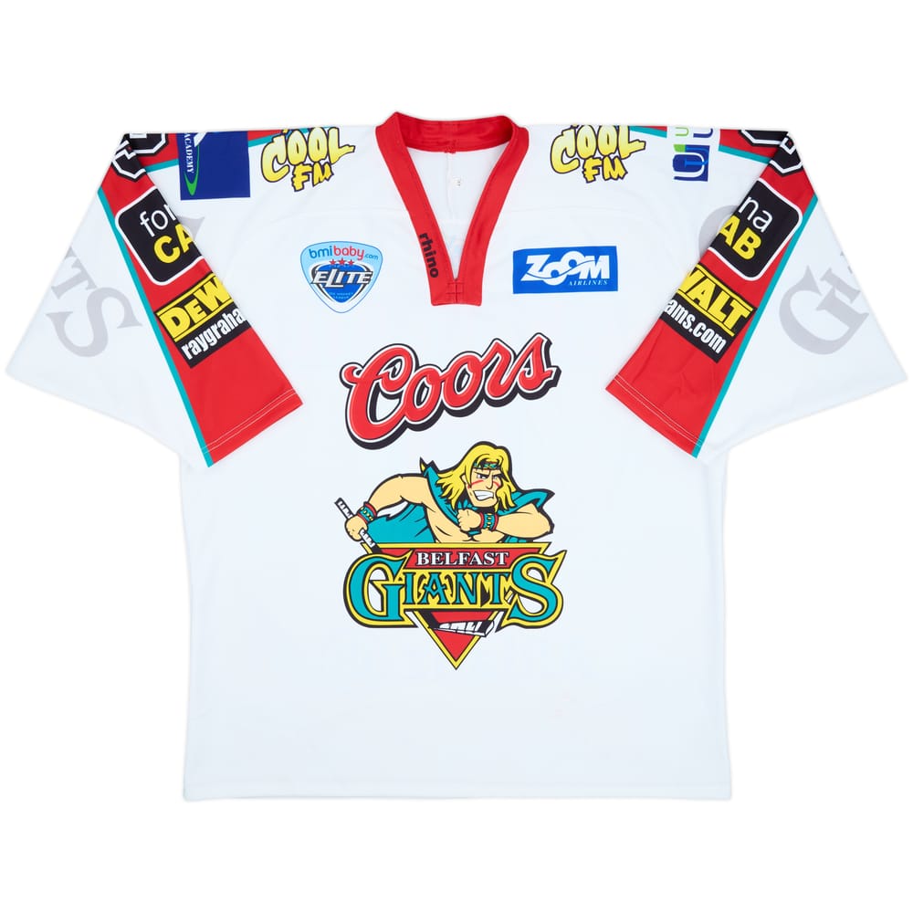 2008-09 Belfast Giants Cheverie #9 Rhino Home Jersey - 7/10 - (4XL)