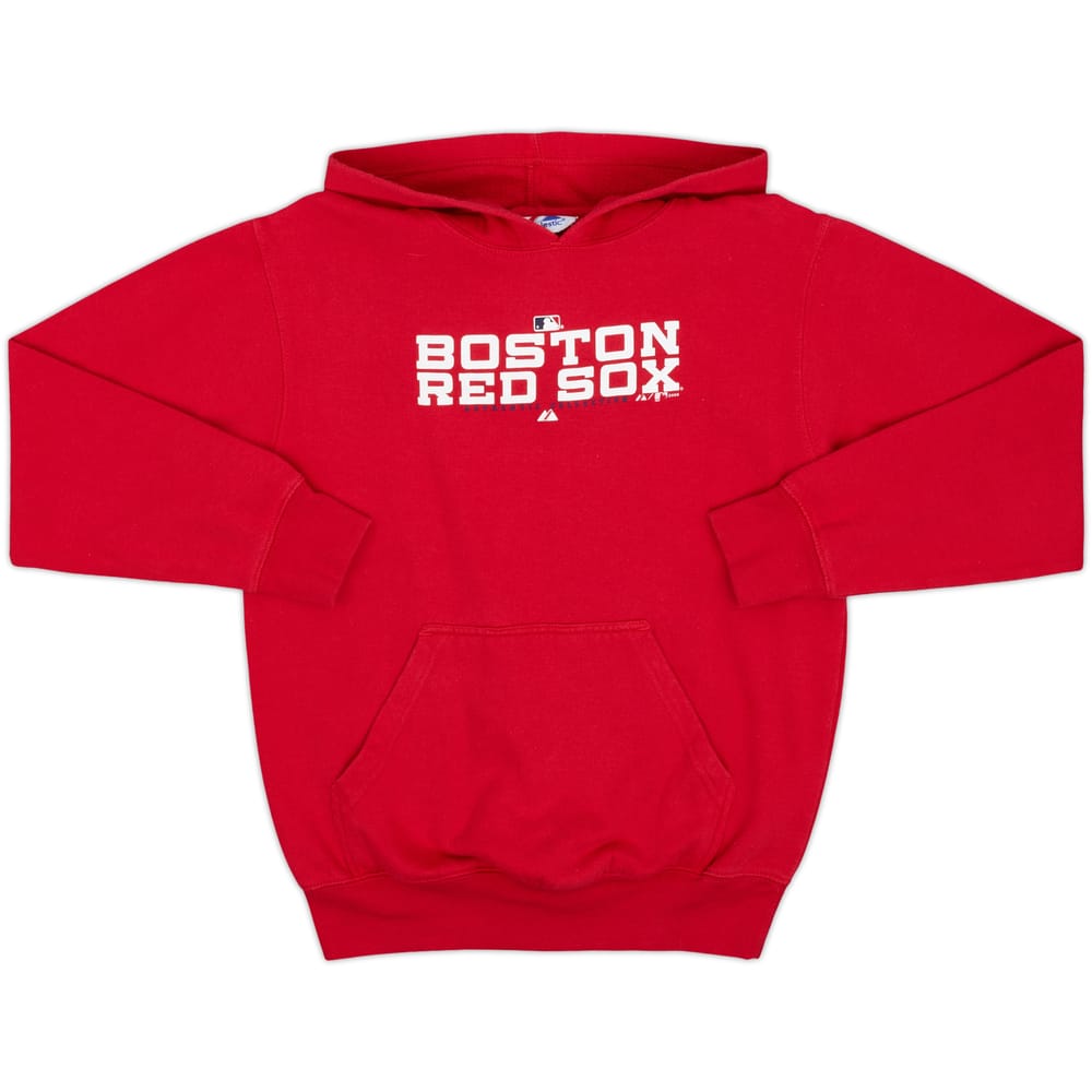 2006 Boston Red Sox Majestic Hooded Sweat Top - 7/10 - (L.Boys)
