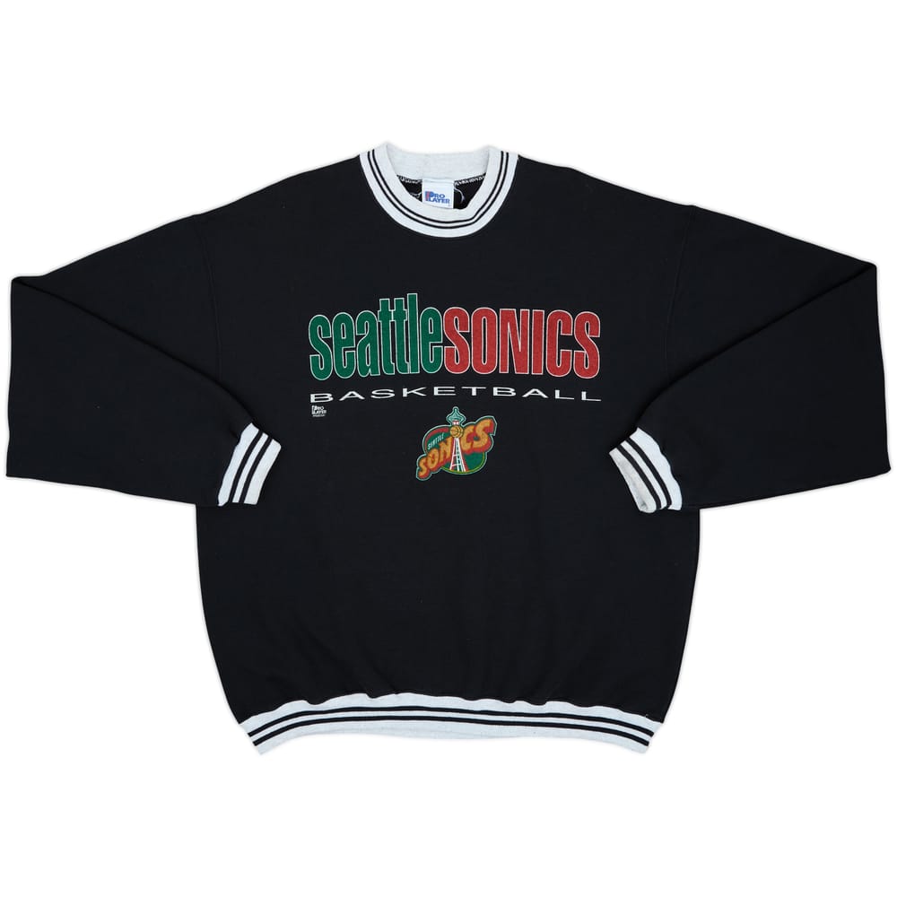 1995-99 Seattle SuperSonics Pro Player Sweat Top - 7/10 - (XL)