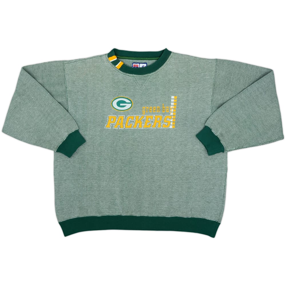1996-99 Green Bay Packers Logo Athletic Sweat Top - 7/10 - (XXL)