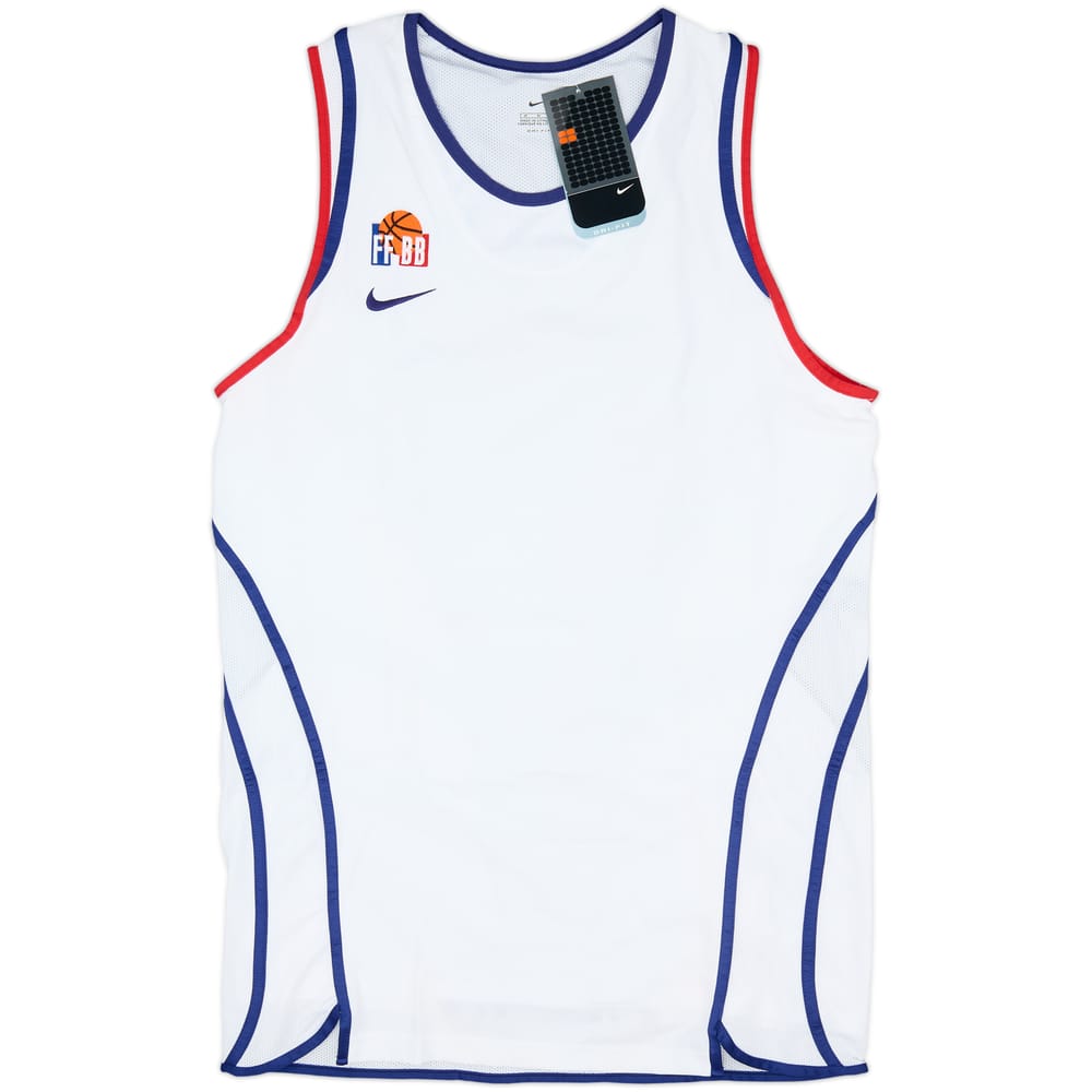 2002-04 France National Basketball Nike Away Jersey (M)