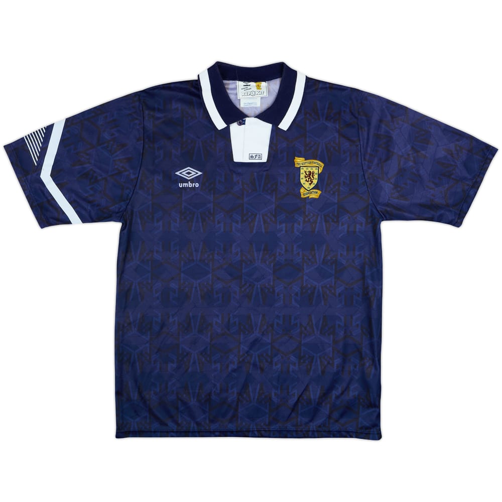 1991-94 Scotland Home Shirt #6 - 7/10 - (M)