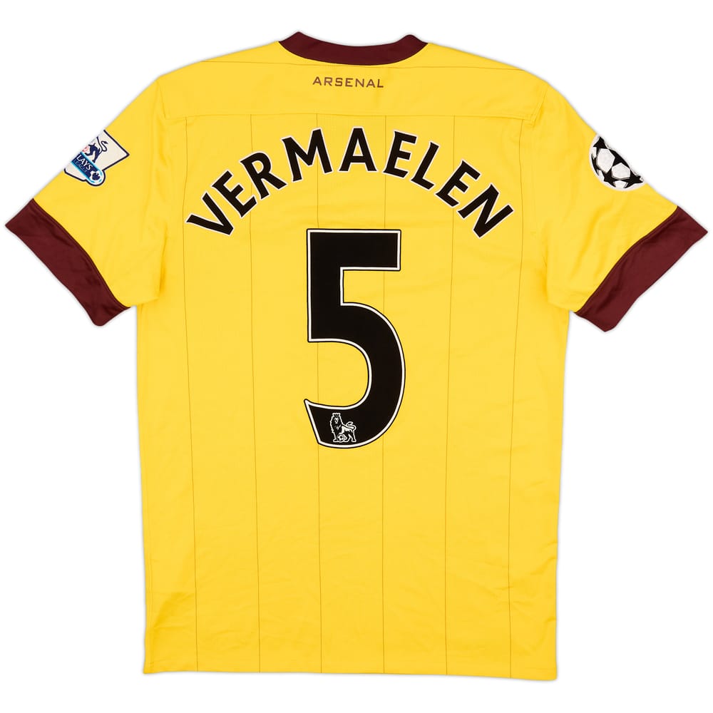 Camiseta de visitante del Arsenal 2010-13 Vermaelen #5 - 7/10 - (S)