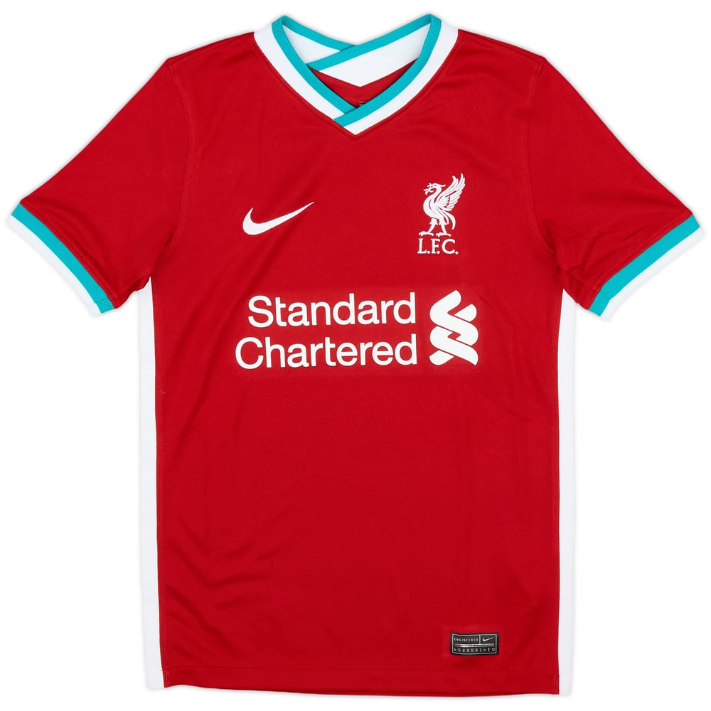 2020-21 Liverpool Home Shirt - 10/10 - (S.Boys)