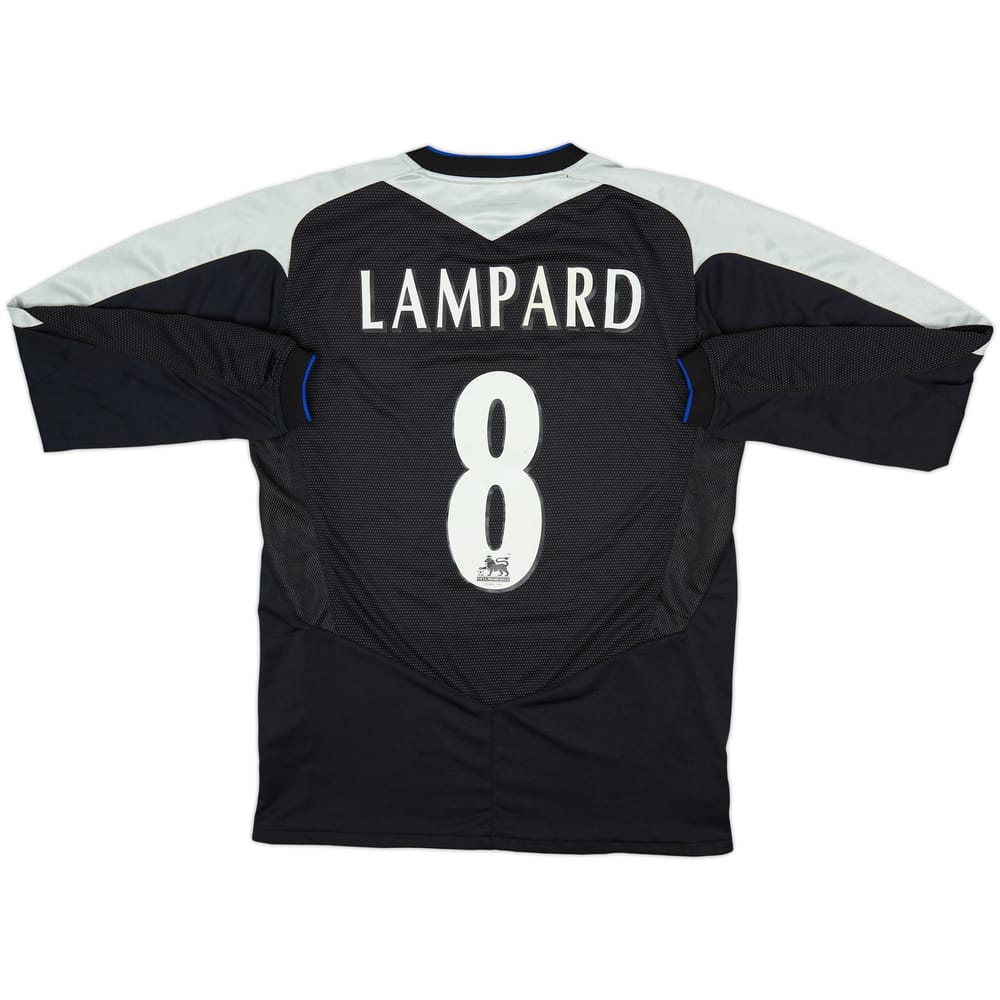 Camiseta de visitante de manga larga del Chelsea 2004-05 Lampard #8 - 8/10 - (S)