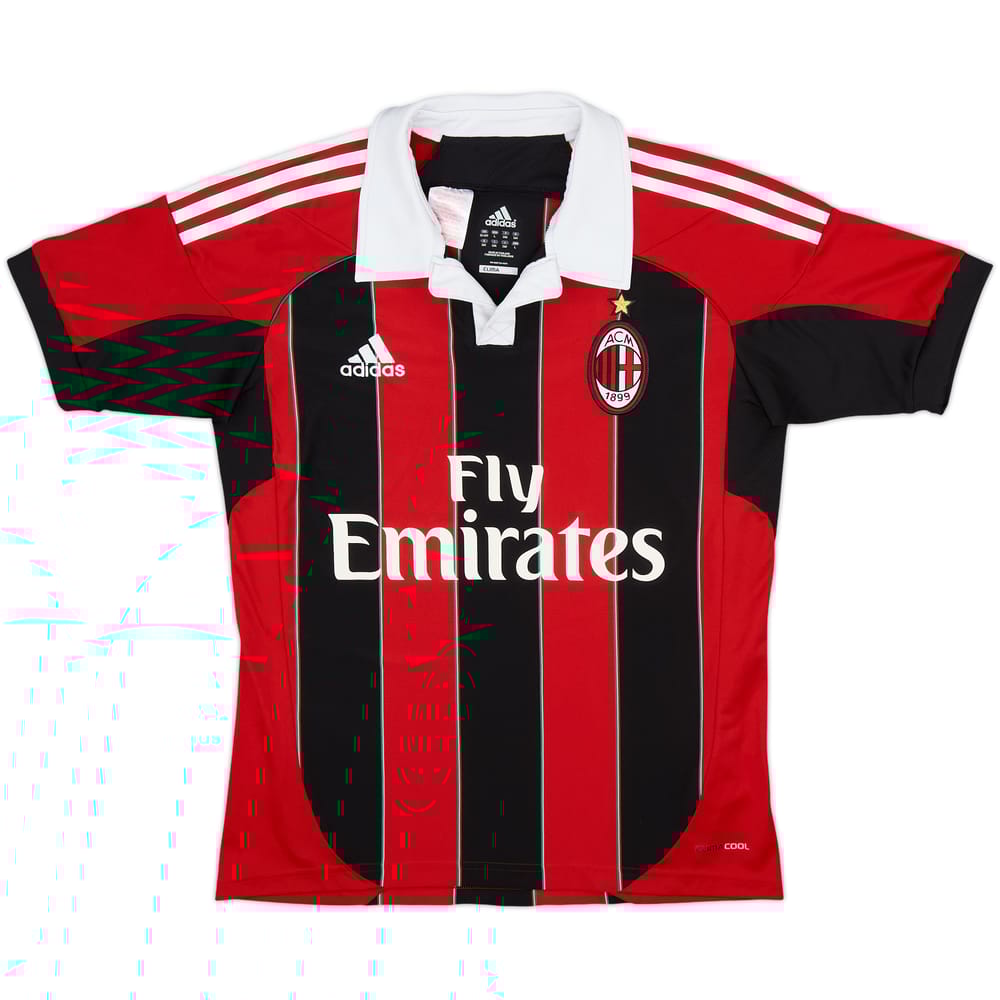 2012-13 AC Milan Home Shirt - 7/10 - (L.Boys)