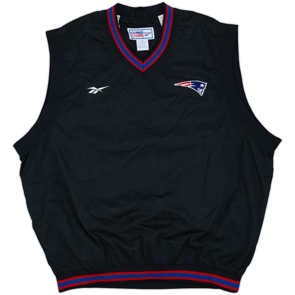 1990s New England Patriots Reebok Sleeveless Windbreaker Jacket - 9/10 - (XL)