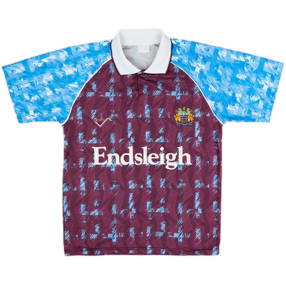 1991-93 Burnley Home Shirt - 8/10 - (L)