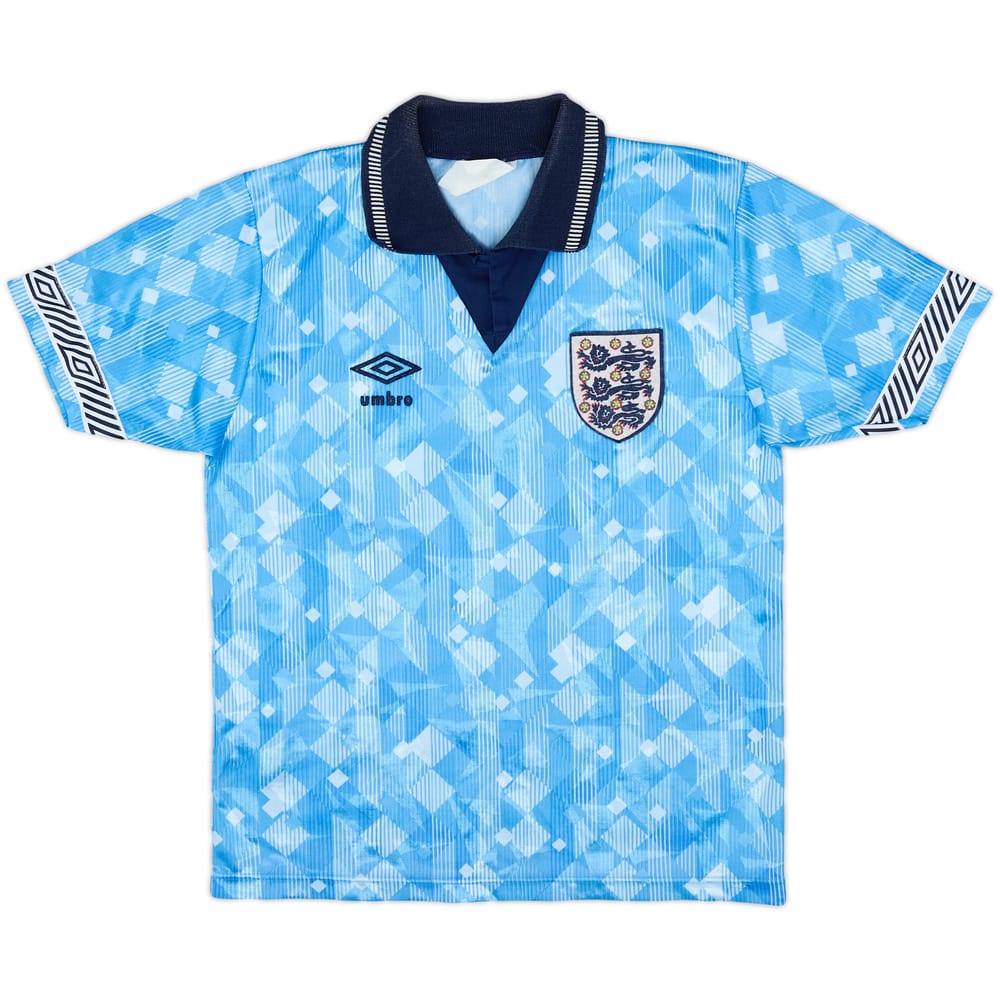 1990-92 England Third Shirt - 8/10 - (M.Boys)