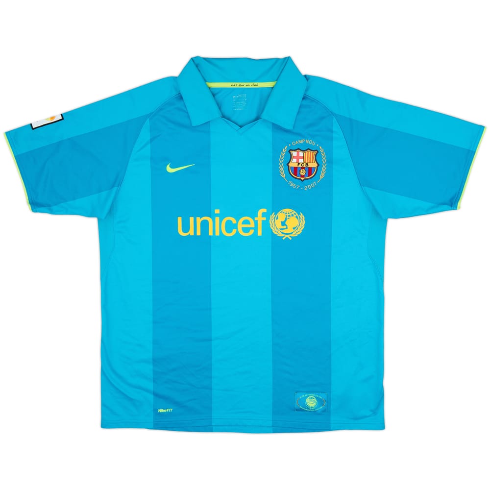 2007-09 Barcelona Away Shirt LKB TOUR 2008 - 7/10 - (XL)