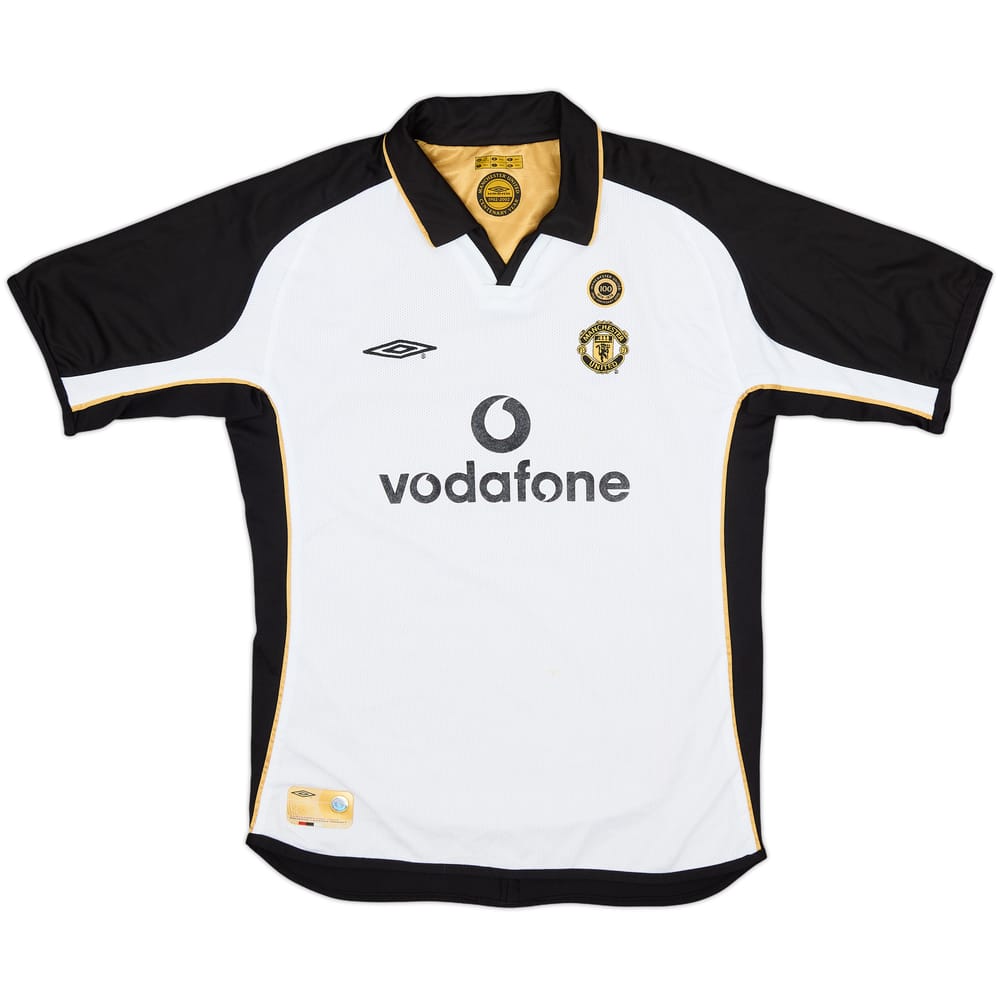 2001-02 Manchester United Centenary Away/Third Shirt - 7/10 - (L.Boys)