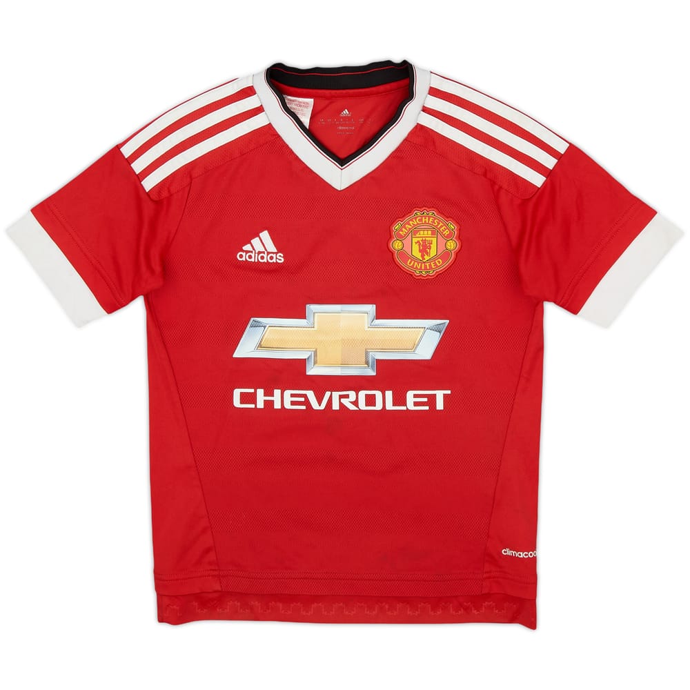 2015-16 Manchester United Home Shirt - 6/10 - (S.Boys)