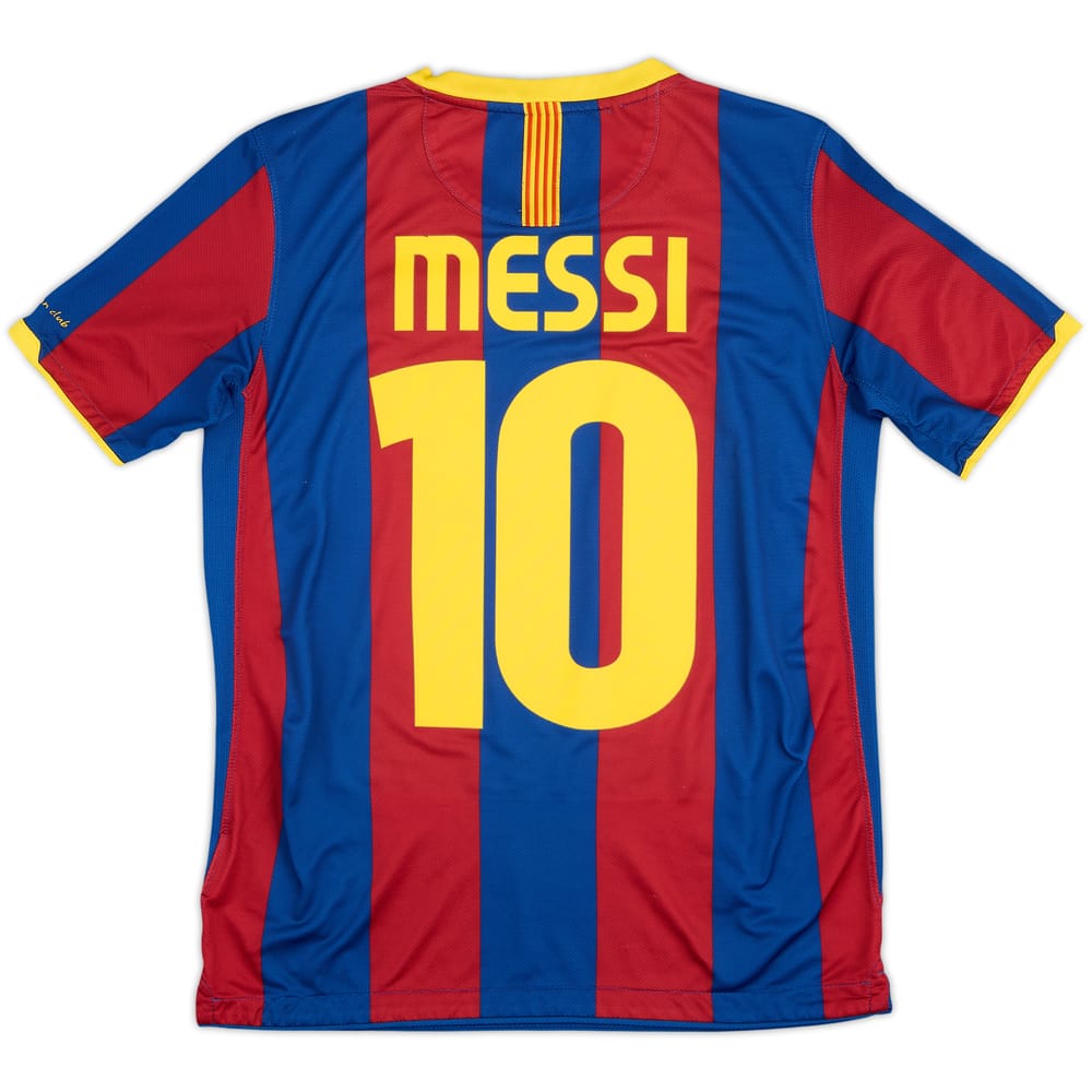 2010-11 Barcelona Home Shirt Messi #10 - 9/10 - (XL.Boys)