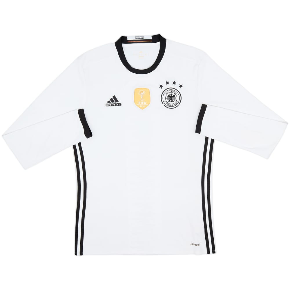2015-16 Germany Home L/S Shirt - 6/10 - (S)