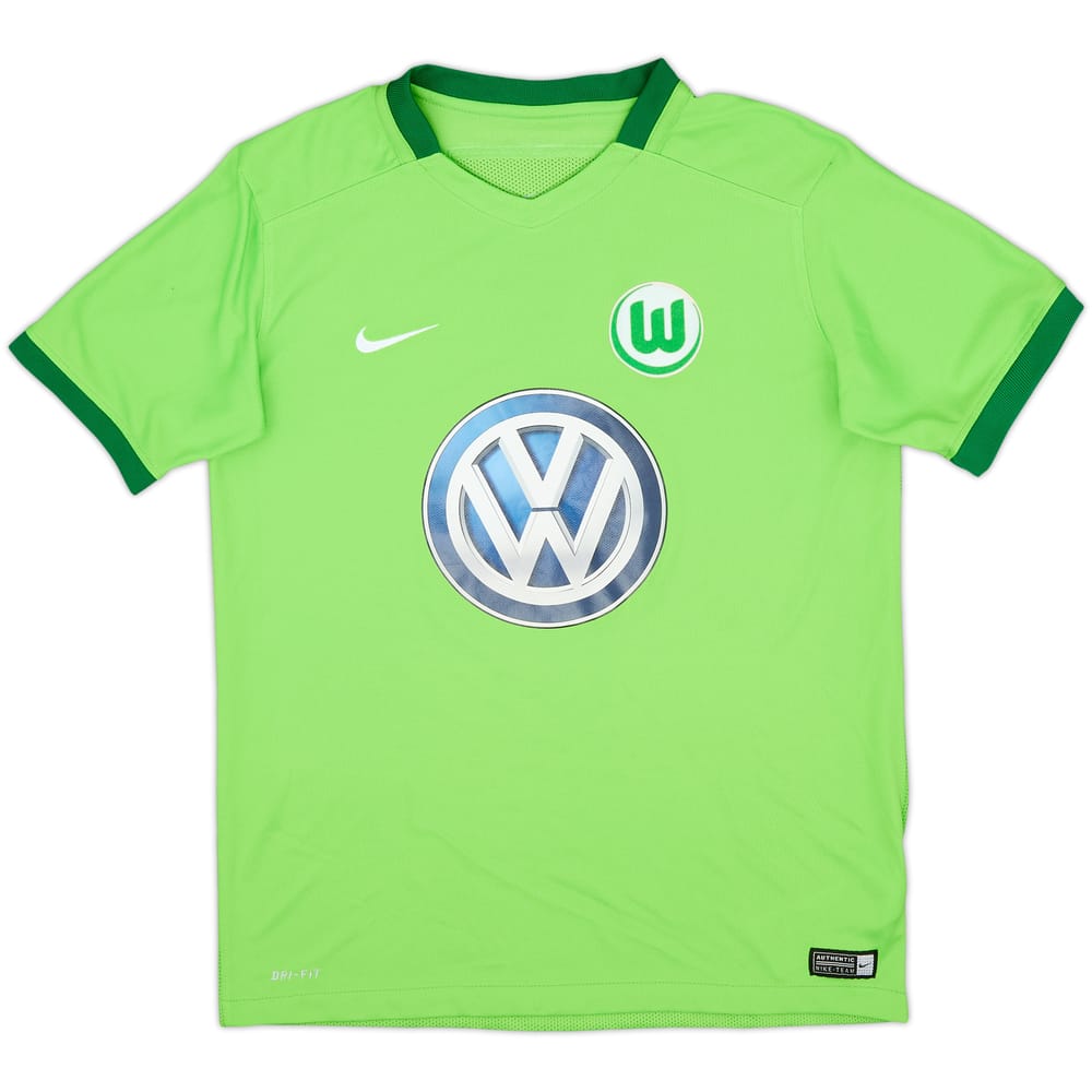 2016-17 Wolfsburg Home Shirt - 10/10 - (L.Boys)