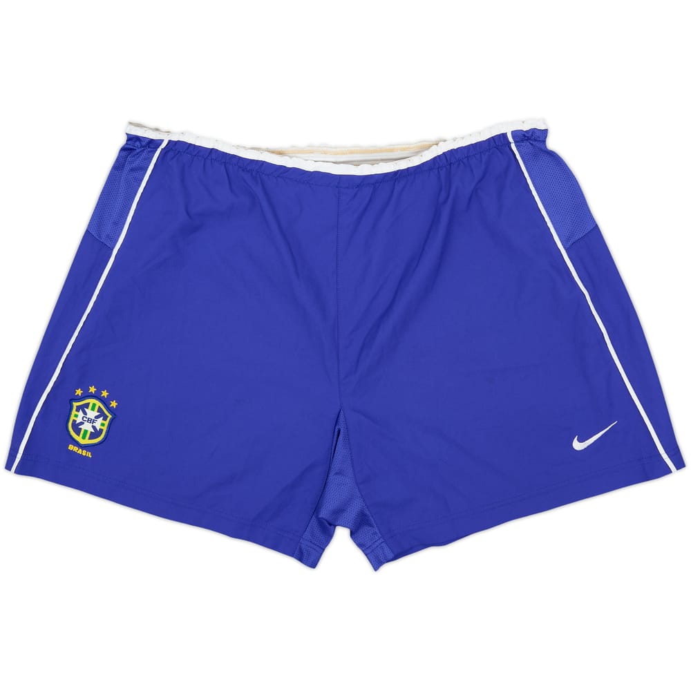 2002-04 Brazil Home Shorts - 8/10 - (XL)
