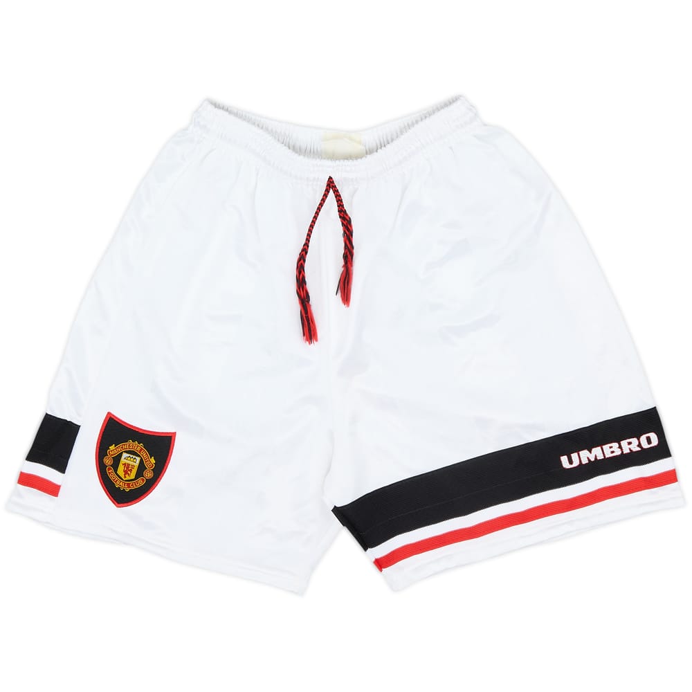 1997-99 Manchester United Shorts de visitante - 8/10 - (S)