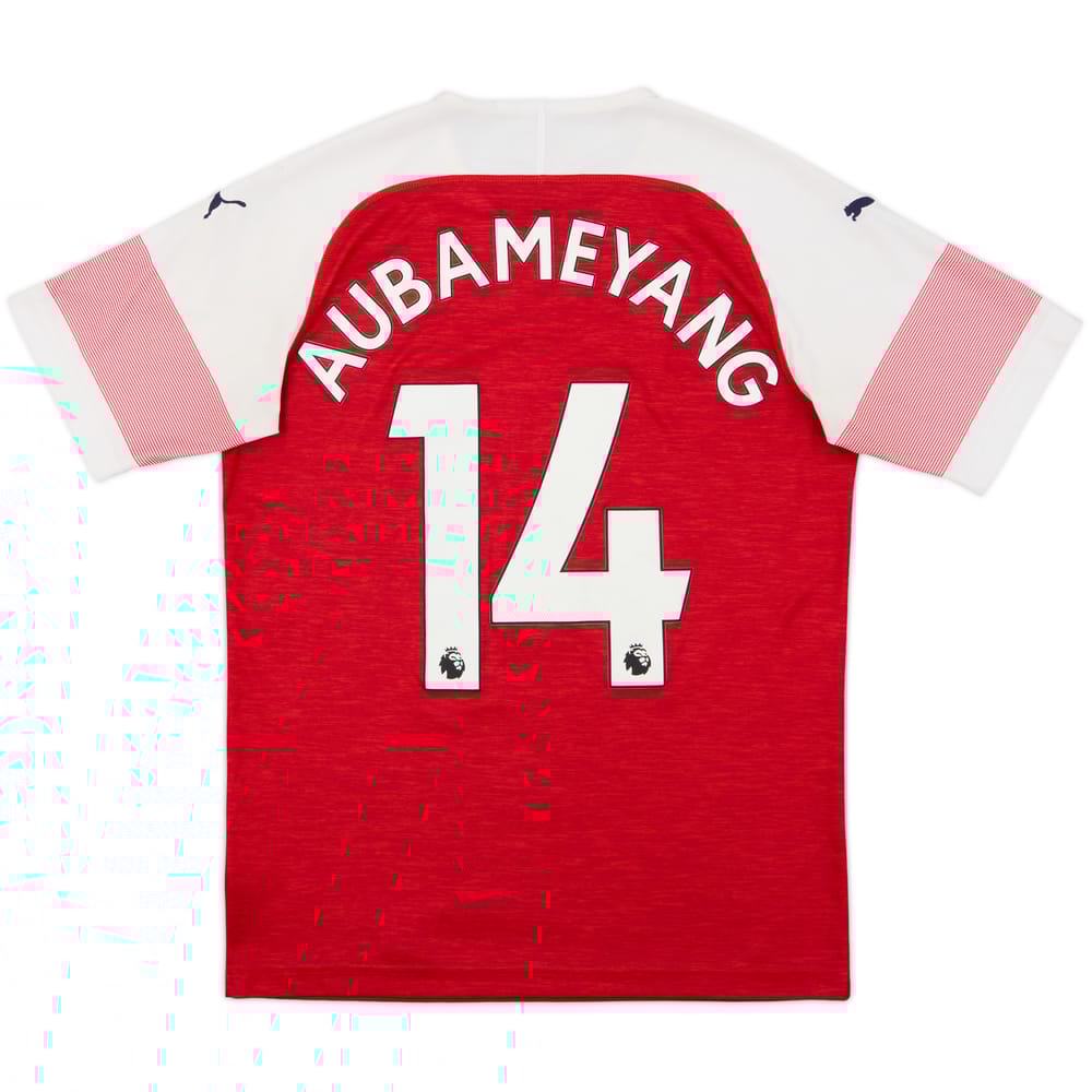 2018-19 Arsenal Home Shirt Aubameyang #14 - 4/10 - (S)