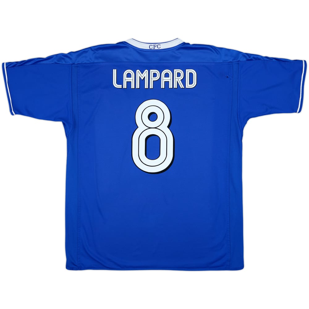 2003-05 Chelsea Home Shirt Lampard #8 - 6/10 - (XL)