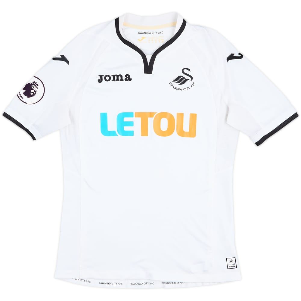 2017-18 Swansea Home Shirt - 7/10 - (M)
