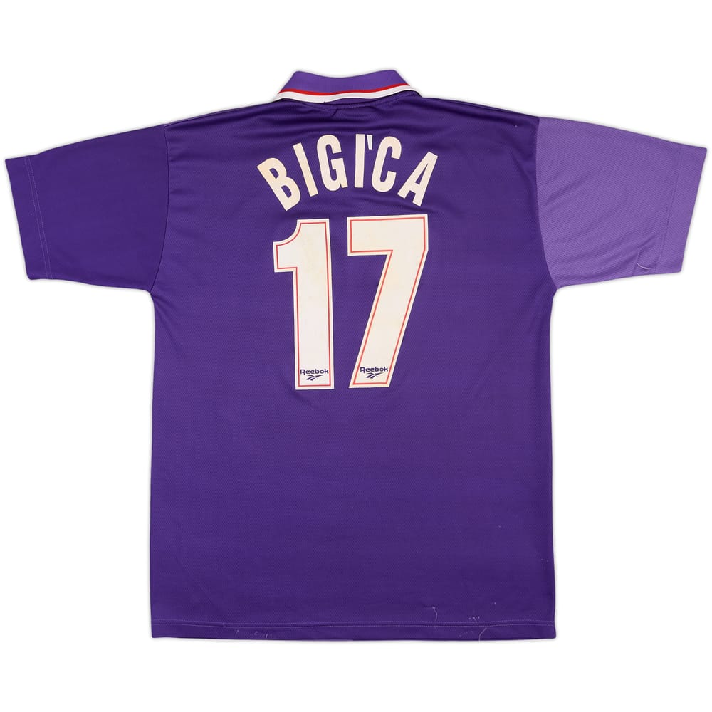 1995-96 Fiorentina Match Issue Home Shirt Bigi'ca #17