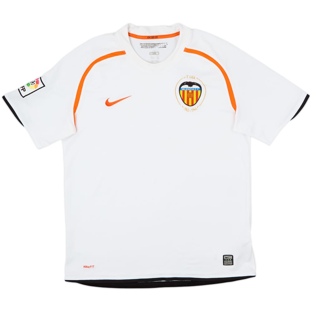 2008-09 Valencia Home Shirt - 4/10 - (M)
