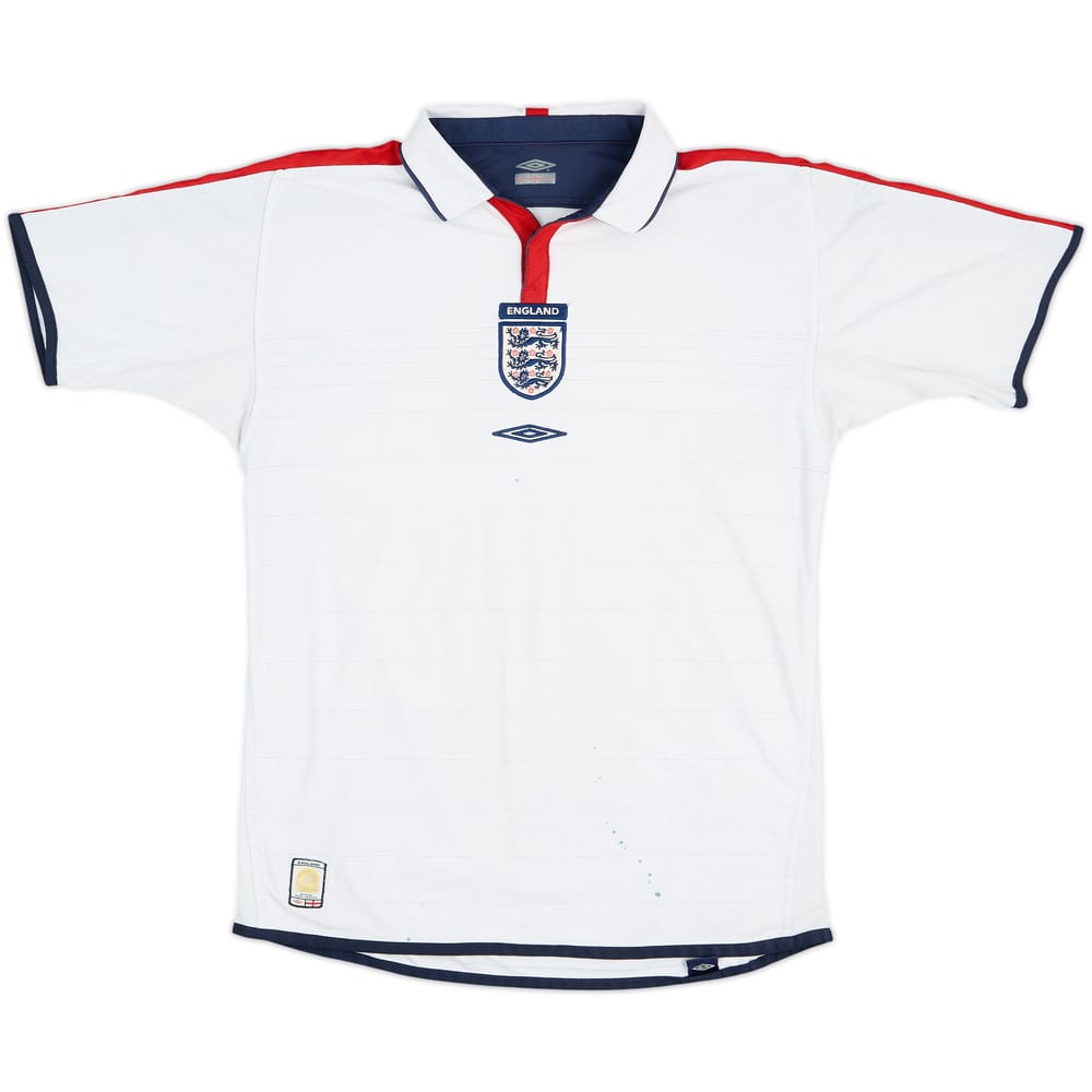 2003-05 Inglaterra Camiseta de local - 4/10 - (M)