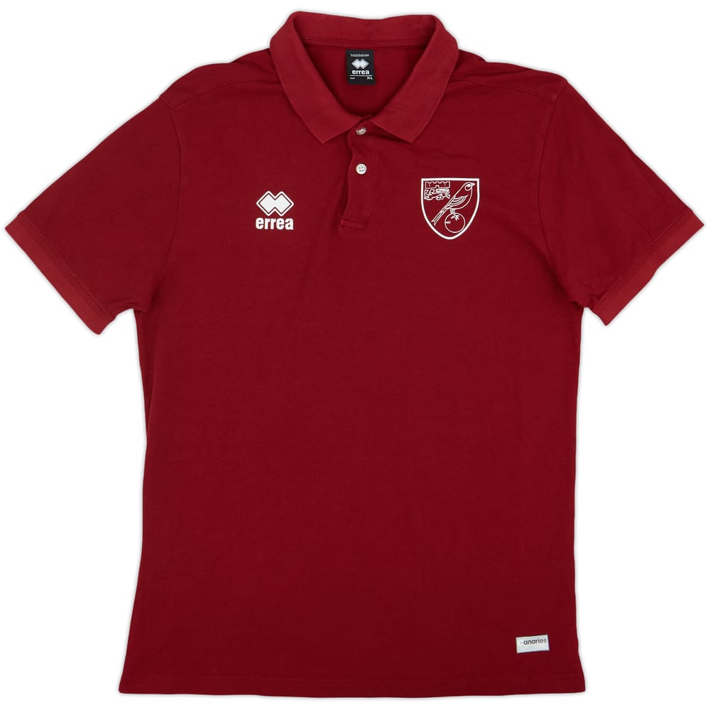 2017-18 Norwich Errea Polo Shirt - 9/10 - (XL)