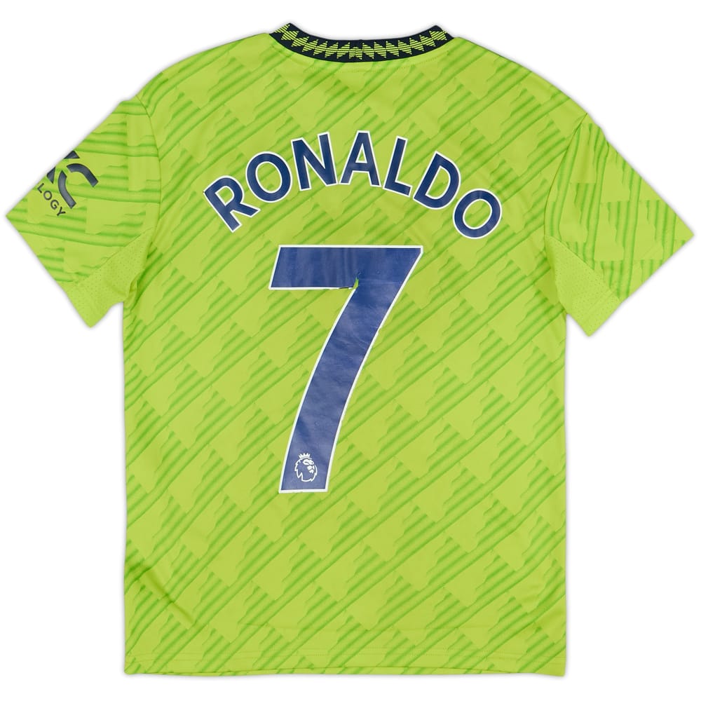 2022-23 Manchester United Third Shirt Ronaldo #7 - 5/10 - (M.Boys)