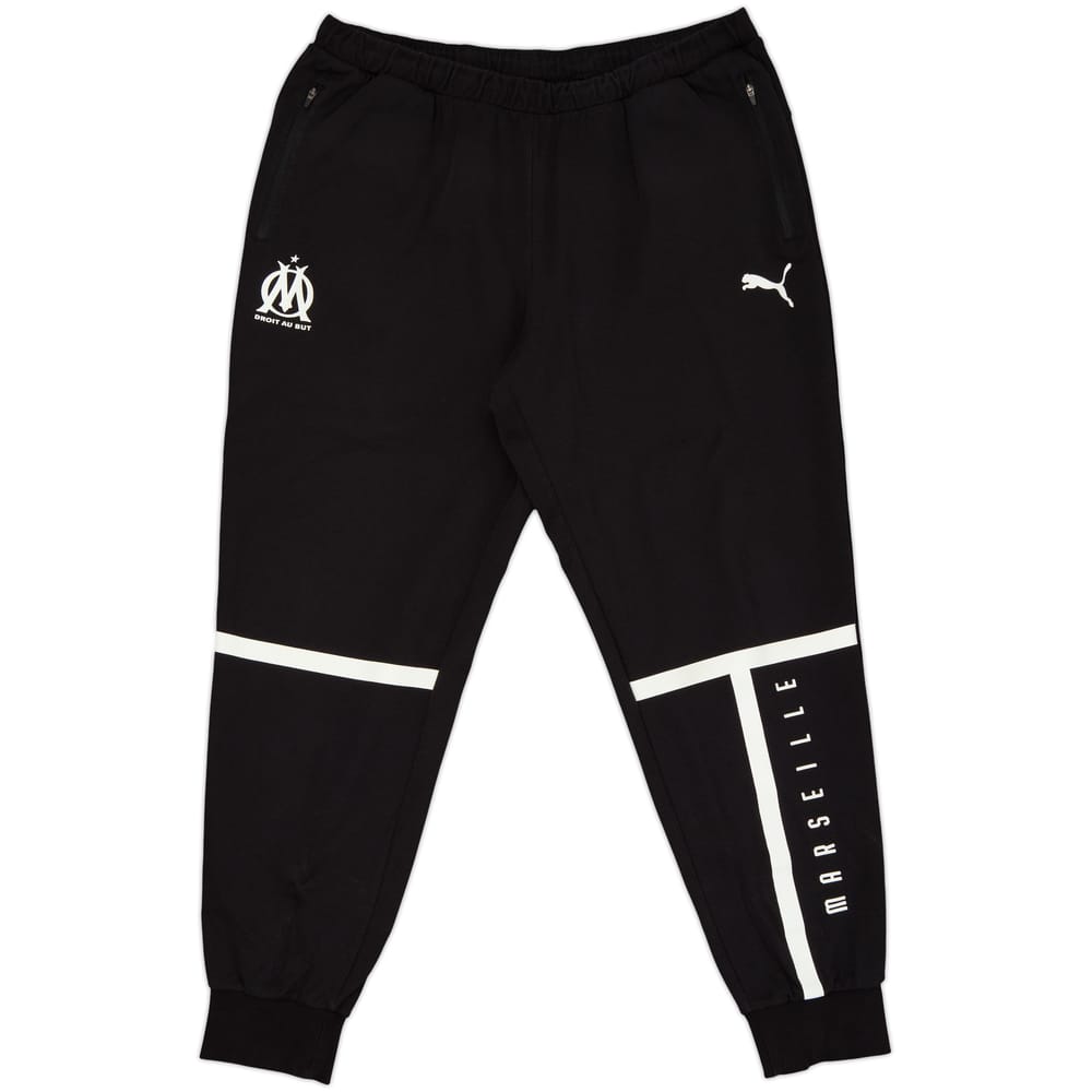 2019-20 Olympique Marseille Puma Track Pants/Bottoms - 8/10 - (XL)