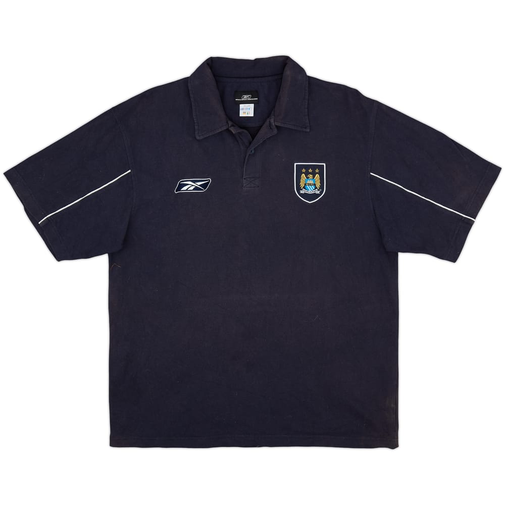 2003-04 Manchester City Reebok Polo Shirt - 5/10 - (L)