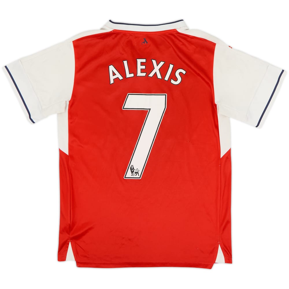 2016-17 Arsenal Home Shirt Alexis #7 - 6/10 - (L.Boys)