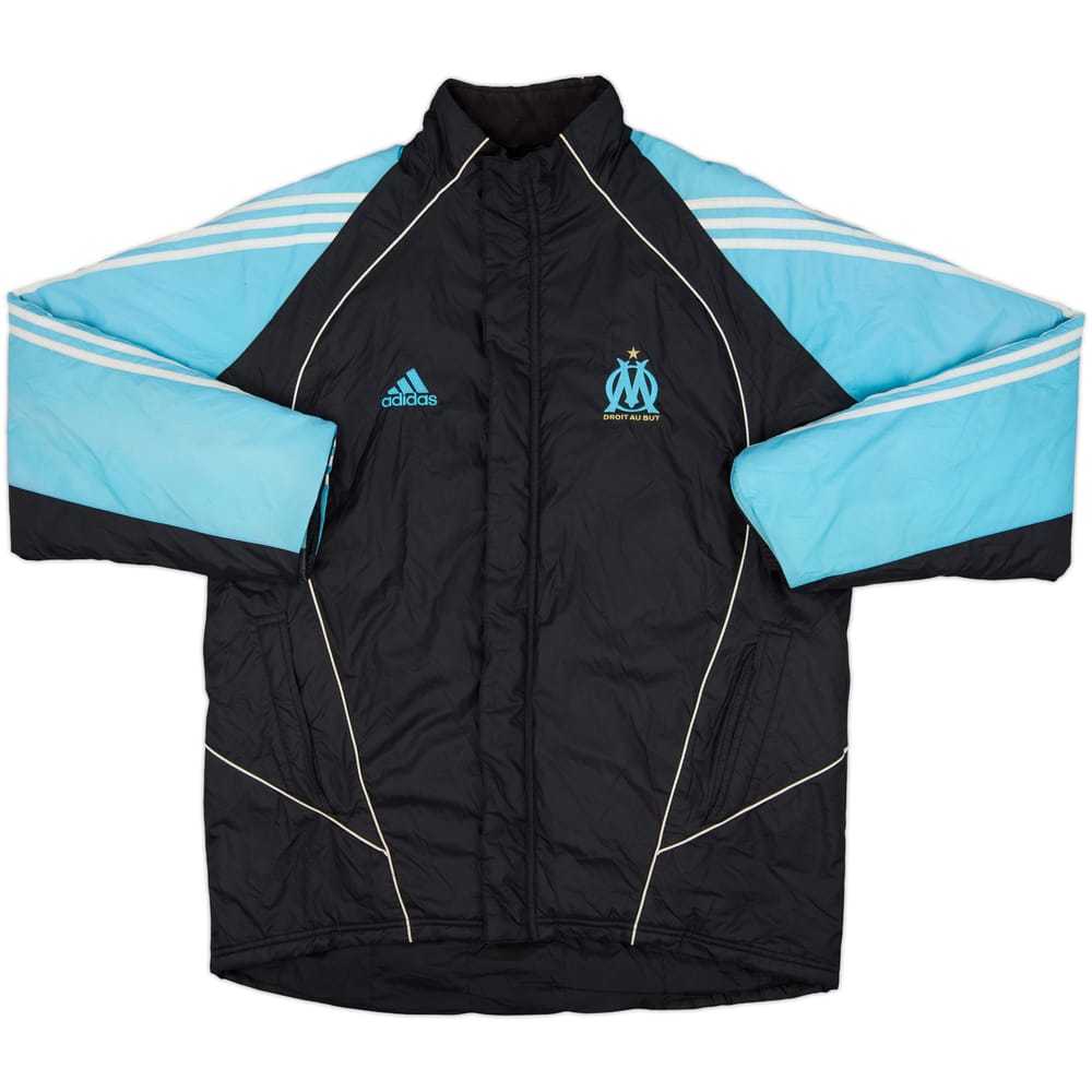 2005-06 Olympique Marseille adidas Padded Bench Coat - 8/10 - (L)