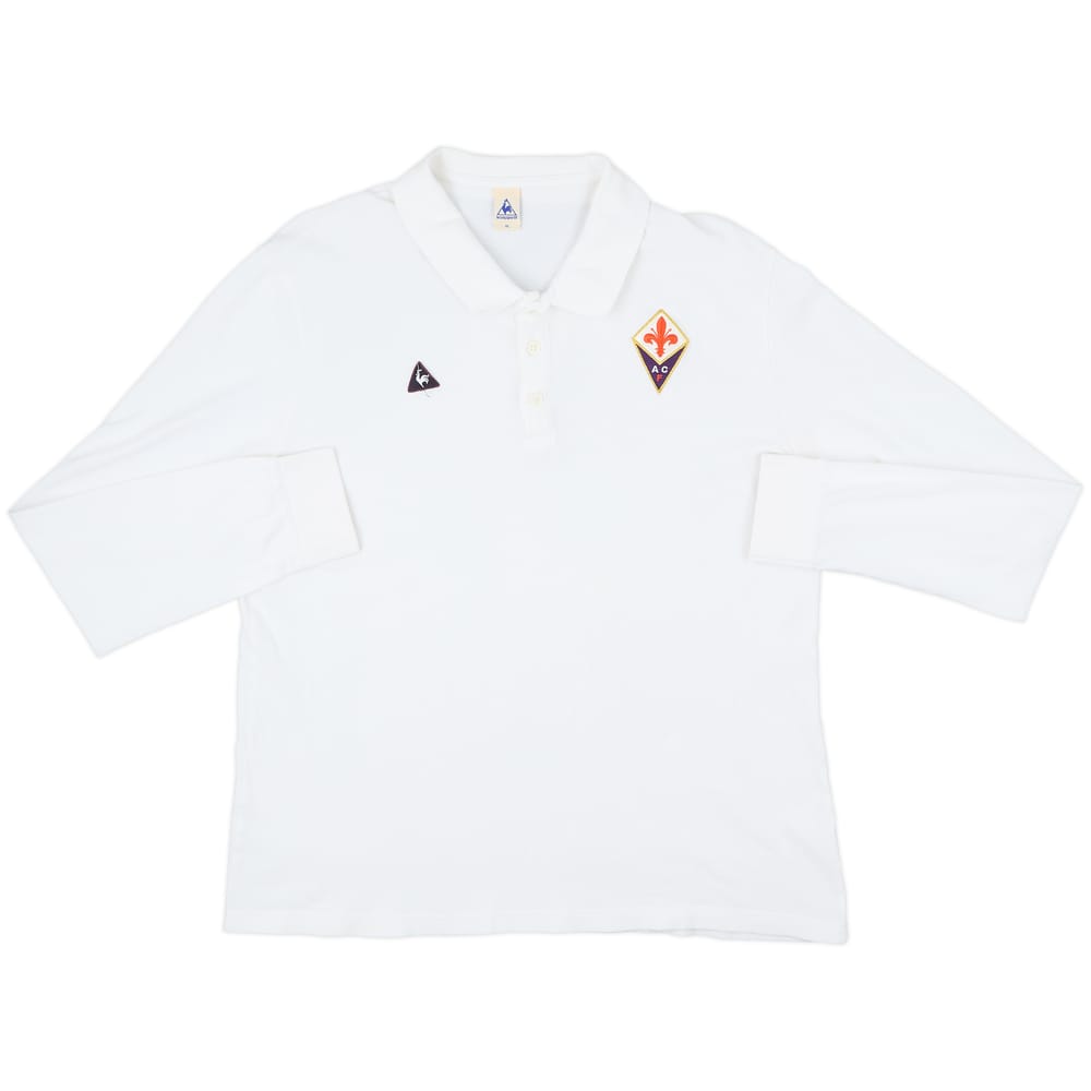 2015-16 Fiorentina Le Coq Sportif Polo L/S Shirt - 8/10 - (XL)
