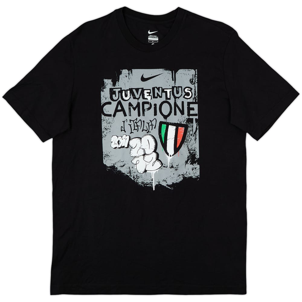 2011-12 Juventus Nike Graphic Tee - 8/10 - (L)